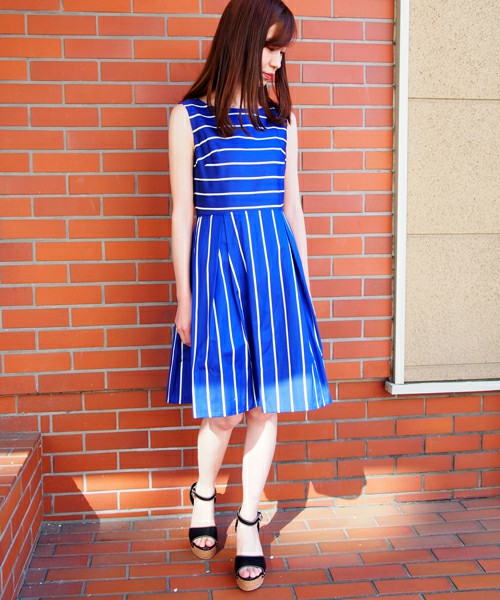 オリビアボーダー ワンピース