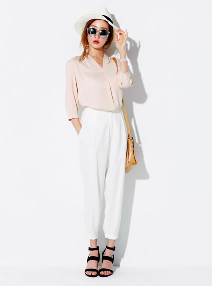 GRL グレイル テーパードパンツ