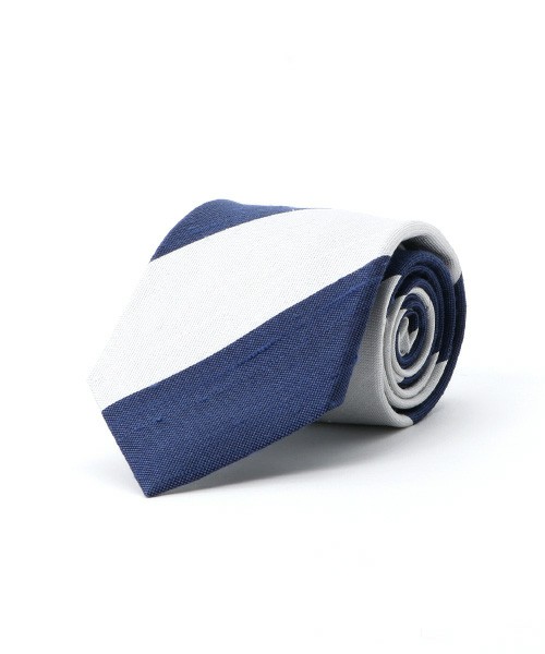 Cricket　オリジナル 日本製 広幅ストライプ柄ネクタイ