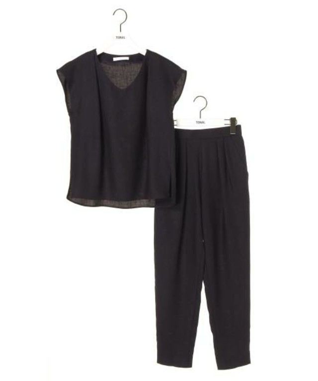 TONAL  リネン見えセットアップ