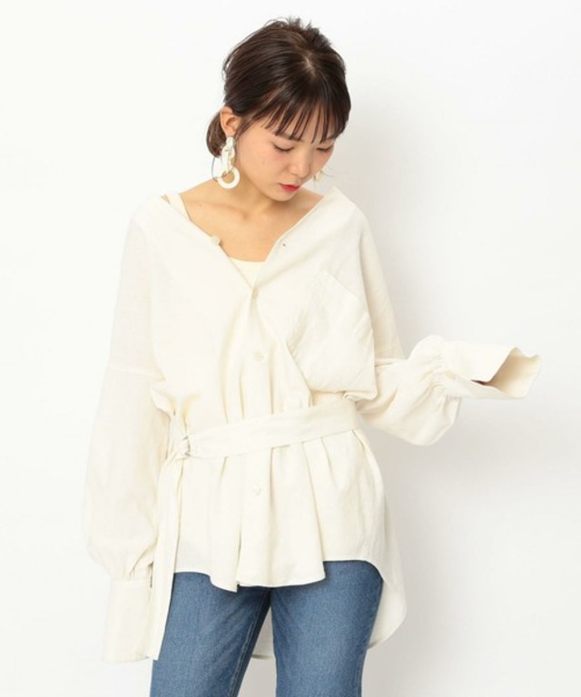 Another Edition  スタンドカラーシャツ