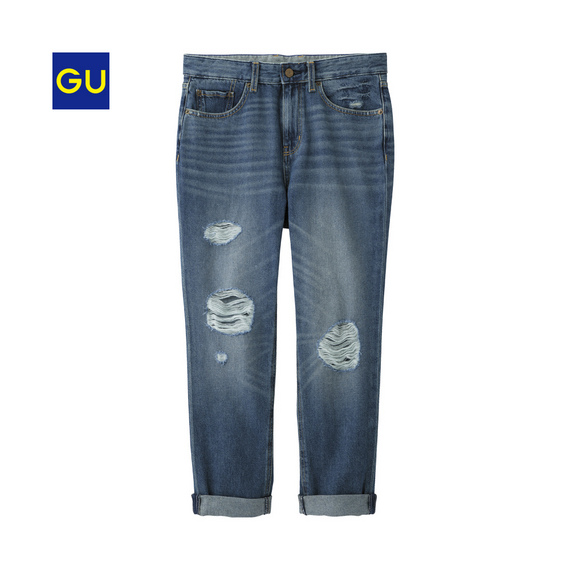 ボーイフレンドアンクルジーンズ