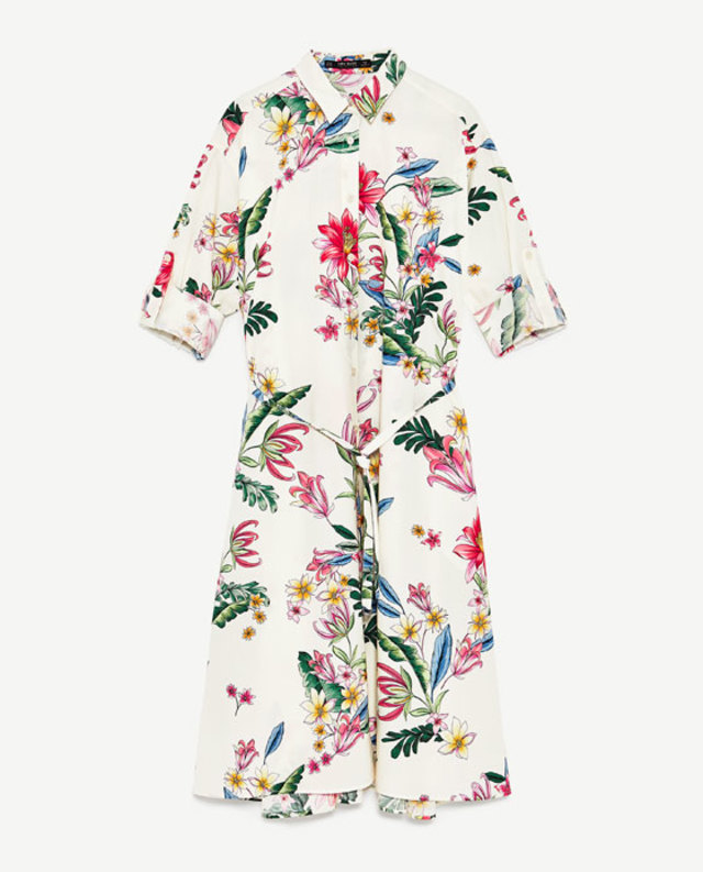 シャツワンピース