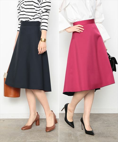 ADAM ET ROPE' ボンディングリバーシブルスカート