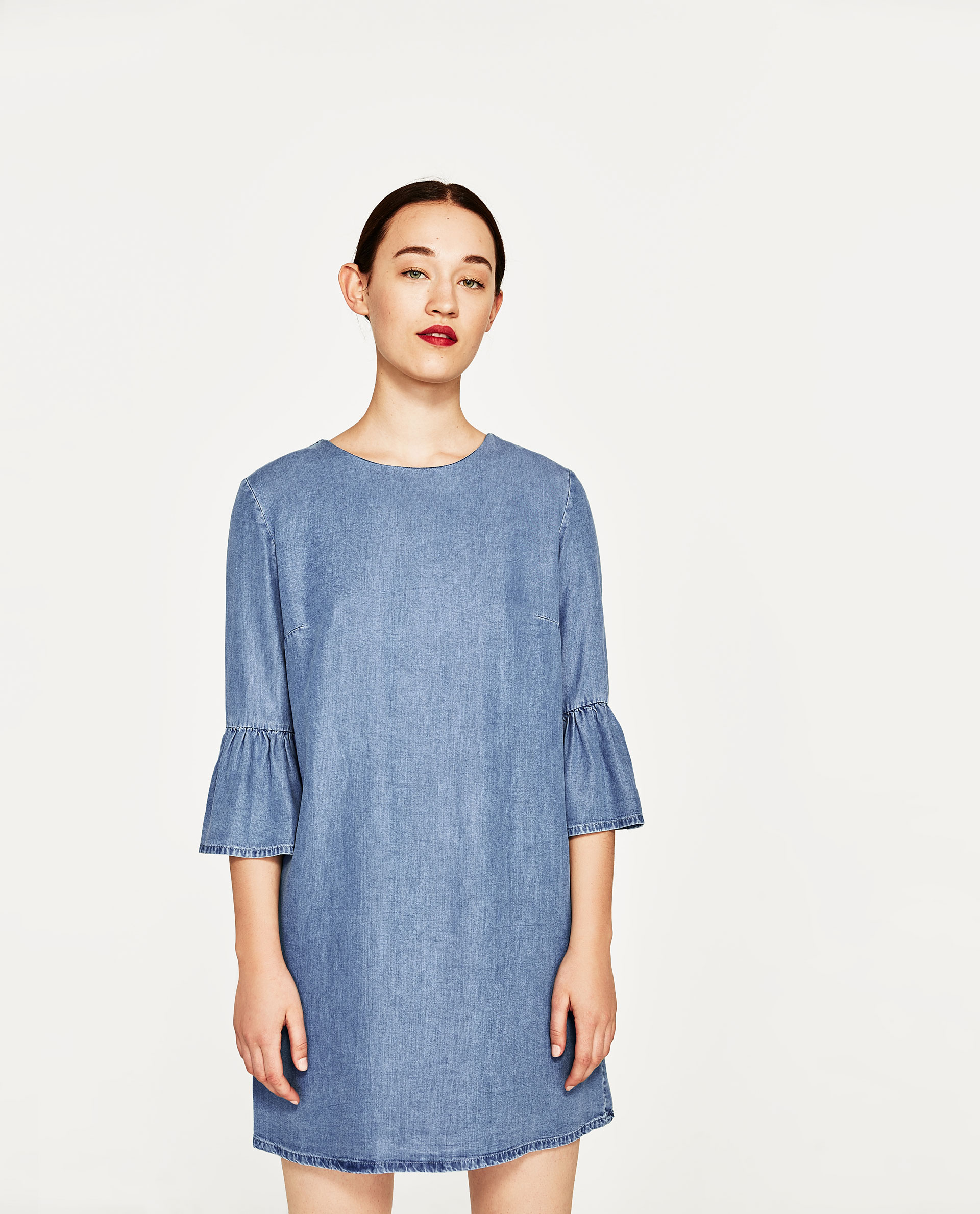 フリルスリーブワンピース