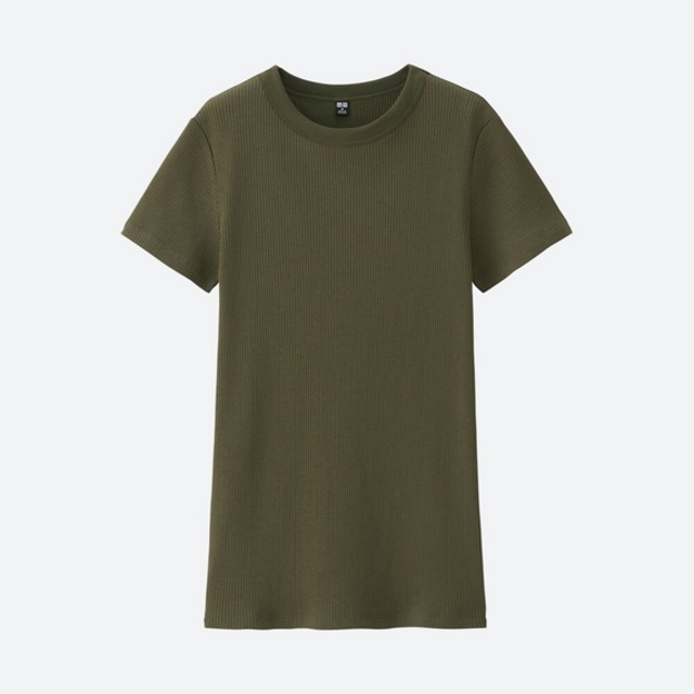 スーピマコットンリブクルーネックT（半袖）