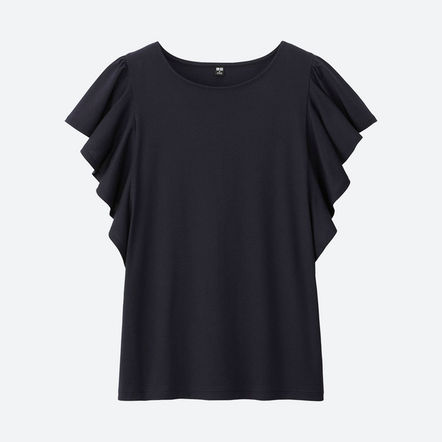 フリルスリーブT（半袖）