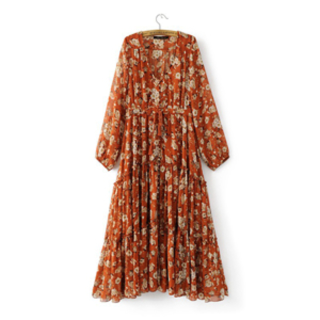 WYOU　Flower gown dress