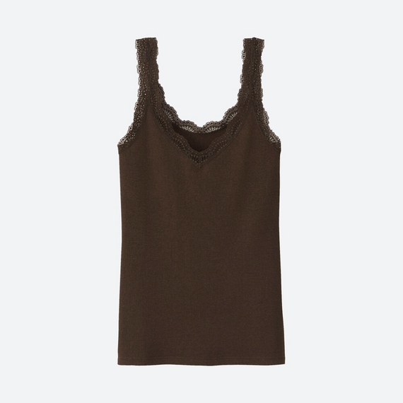 UNIQLO　2WAYリブレースタンクトップ