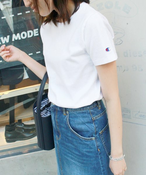 SLOBE IENA / CHAMPIONクルーTシャツ