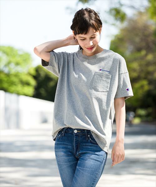 ADAM ET ROPE' / S/S POCKET T-SHIRT