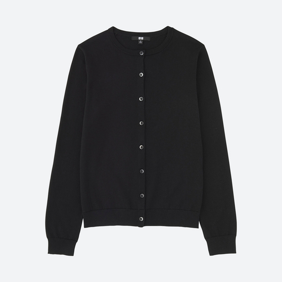 UVカットクルーネックカーディガン（長袖）