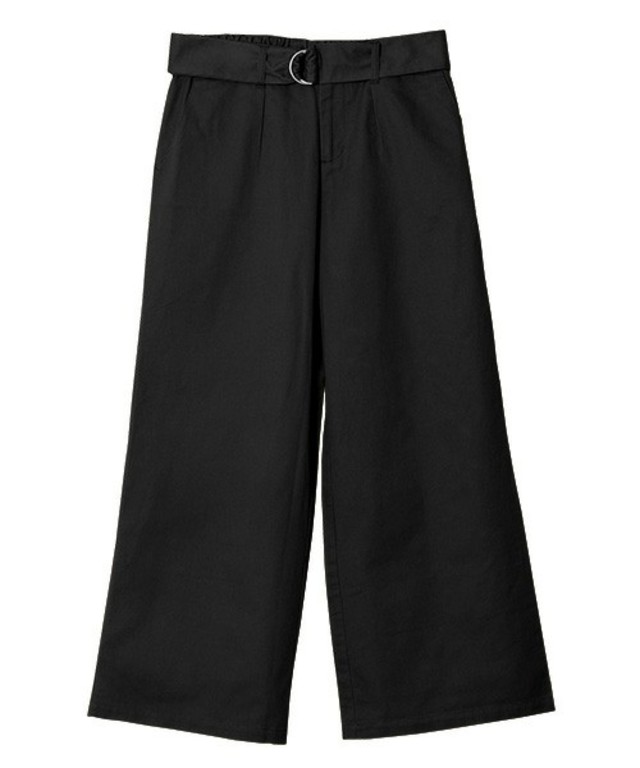 Pierrot　ベルト付き ワイドパンツ