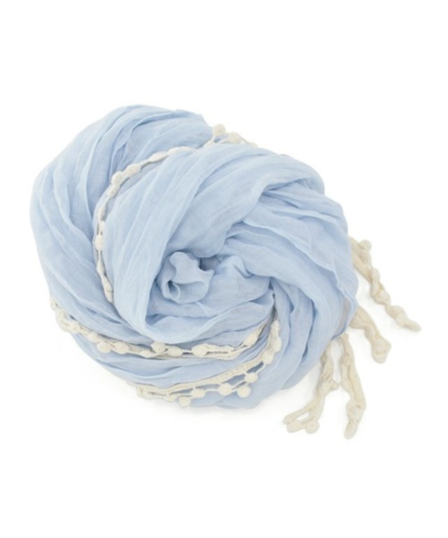 SESTO UVカット率90%以上！レース付きUVケアストール