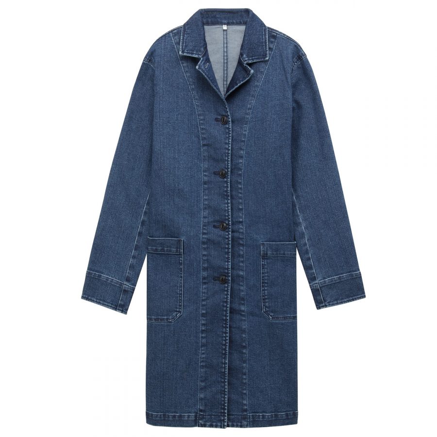 オーガニックコットンストレッチデニムコート