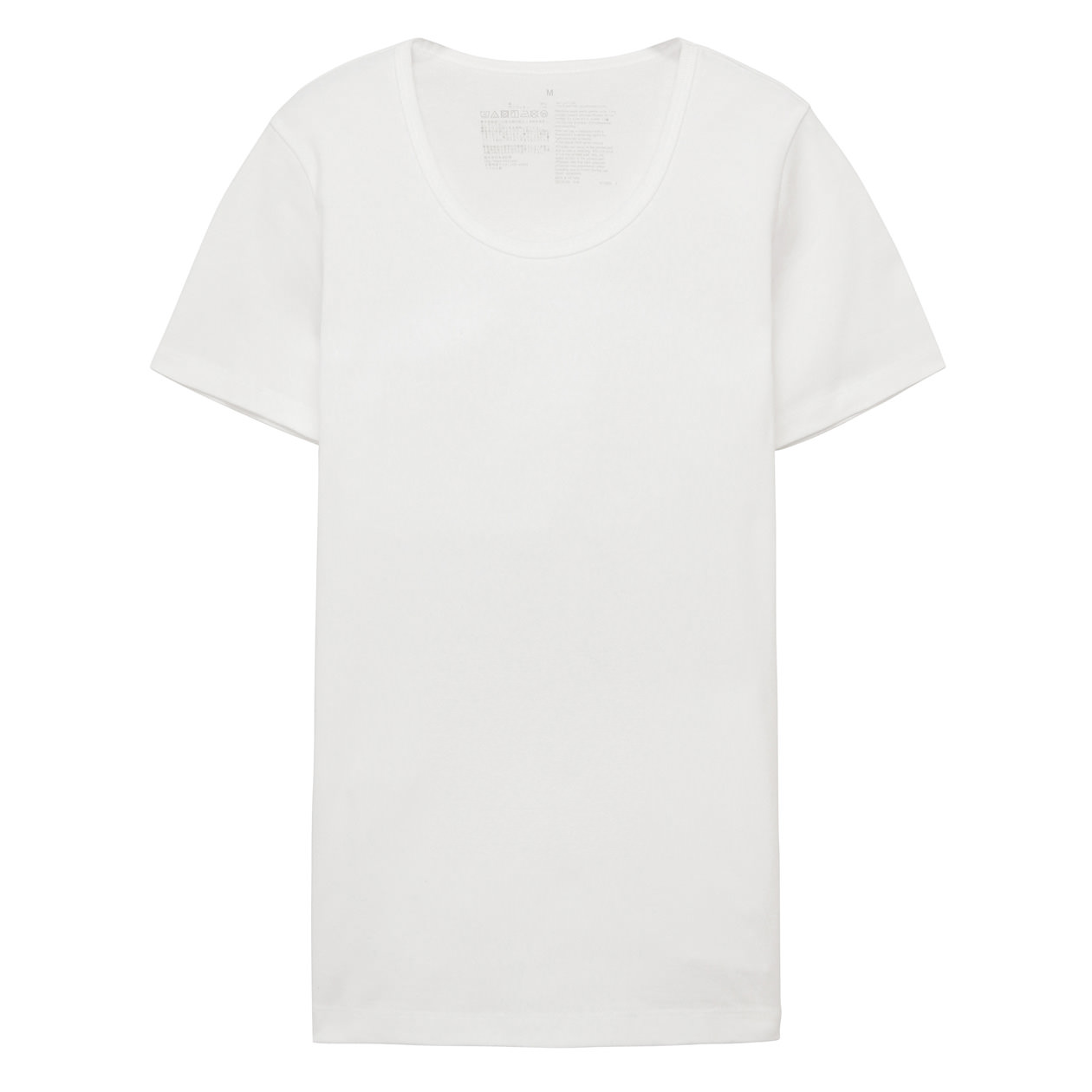 カットソー オーガニックコットンフライス編みクルーネック半袖Ｔシャツ