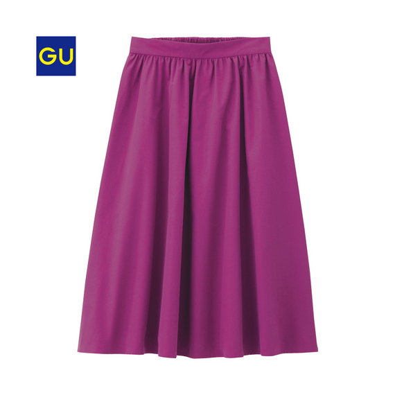 イージーカラーフレアスカート