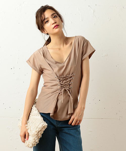 ROYAL PARTY / コルセットブラウス