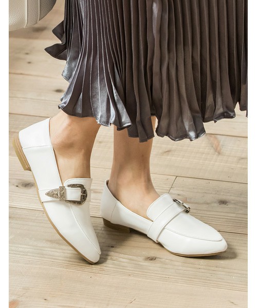 Re:EDIT　バックルデザイン2WAYバブーシュパンプス