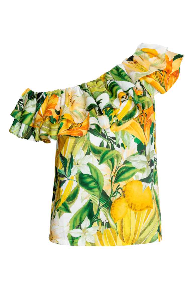 ワンショルダーブラウス