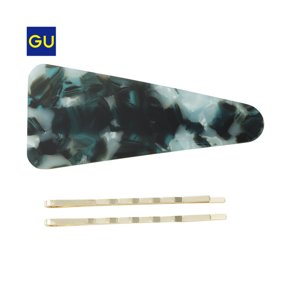 サンカクヘアクリップ＆メタルピンセット