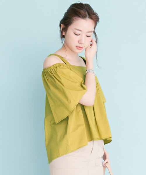 URBAN RESEARCH / 肩開きブラウス