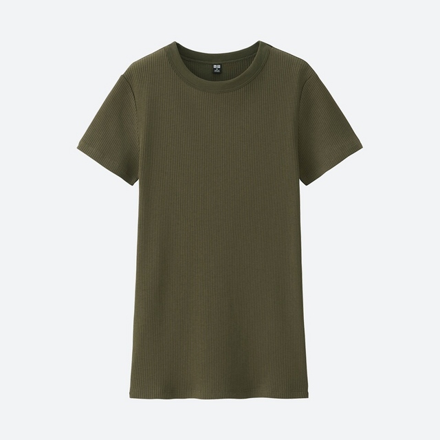 スーピマコットンリブクルーネックT（半袖）