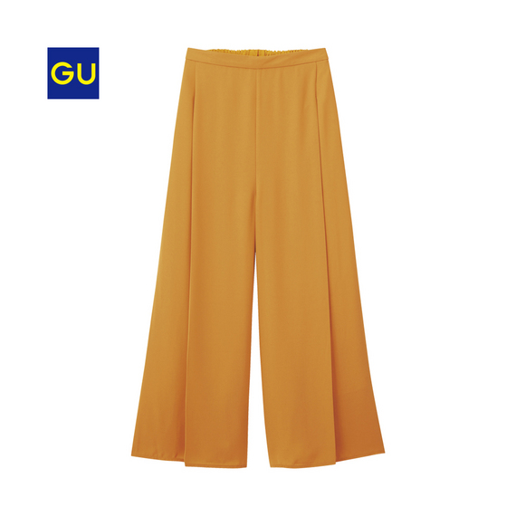 （GU）イージーパラッツォパンツ