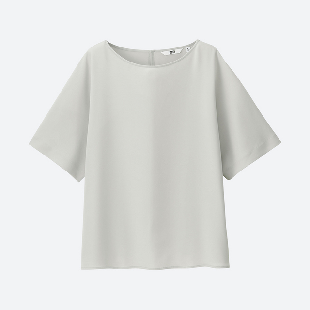 ドレープTブラウス（半袖）
