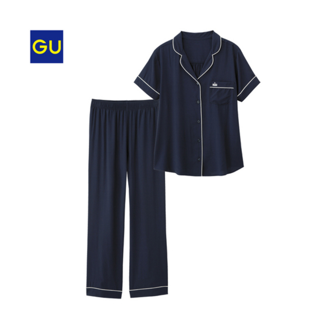 （GU）パジャマ（パイピング・半袖）