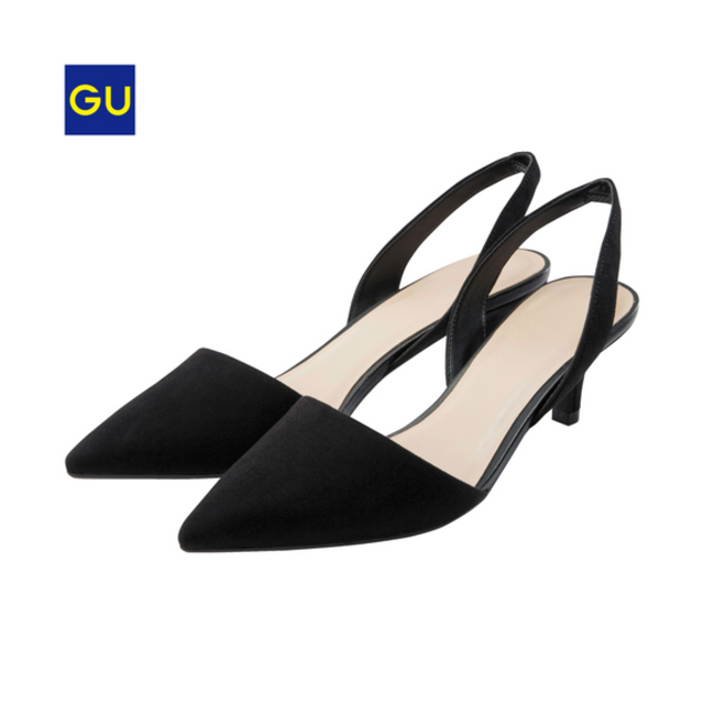 ストラップポインテッドパンプス