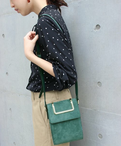 SLOBE IENA / スエードミニショルダーバッグ◆
