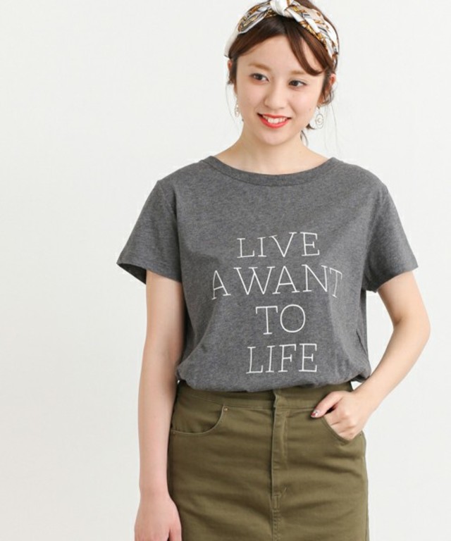 メッセージプリントTシャツ