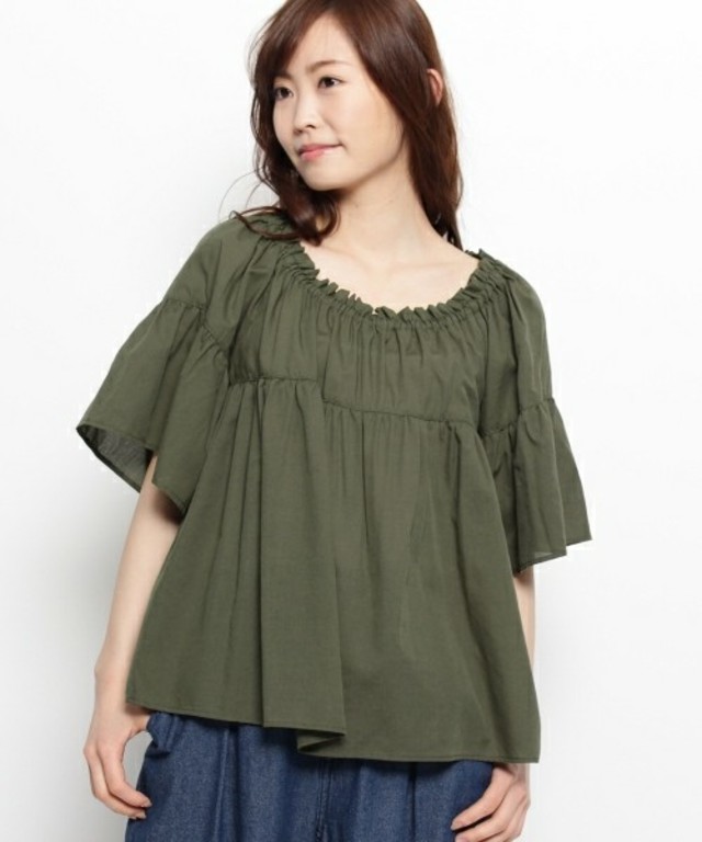2WAYスモッグブラウス