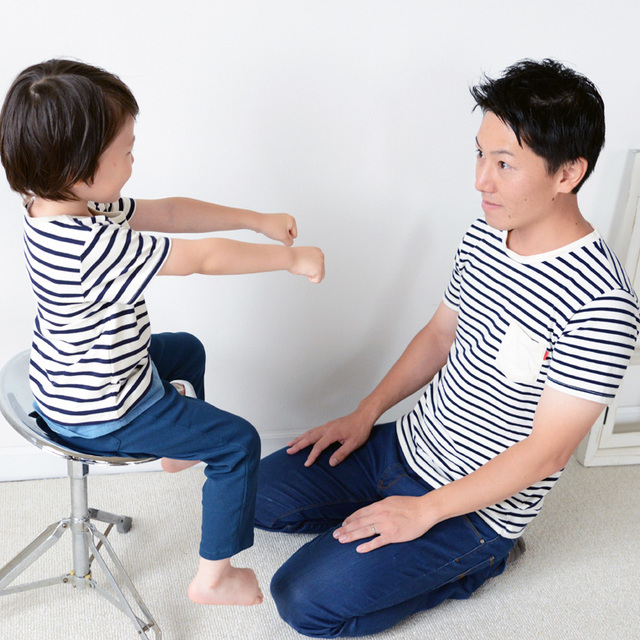 ボーダートップス（パパ）M-Lサイズ