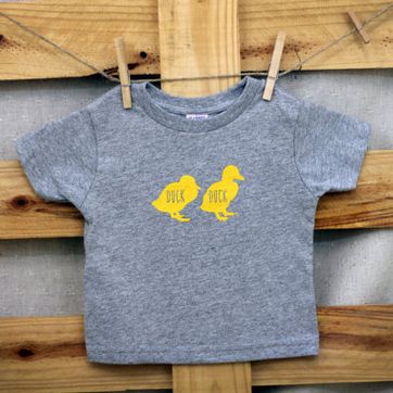 【キッズ】半袖Tシャツ「Duck Duck GOOSE」