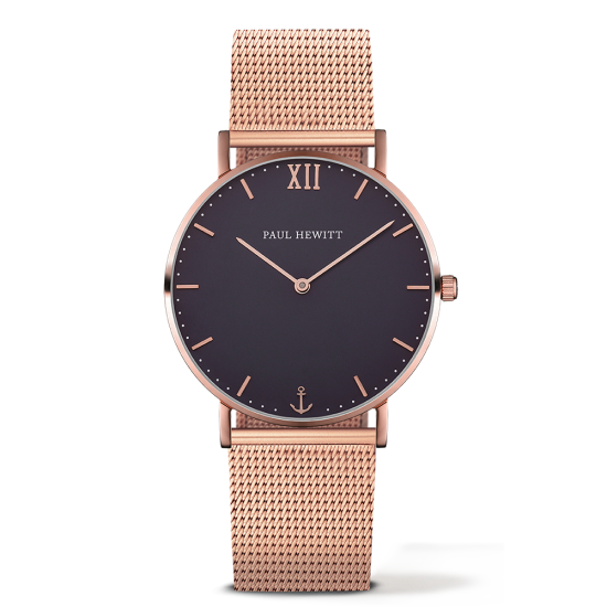 Sailor Line ローズゴールド メッシュ/ブルーラグーン(39mm、36mm)