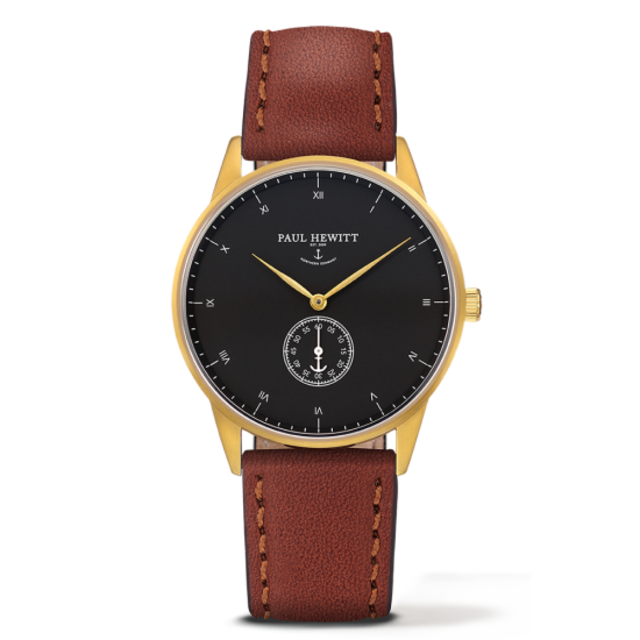 Signature Line ゴールド ブラウンレザー/ブラック