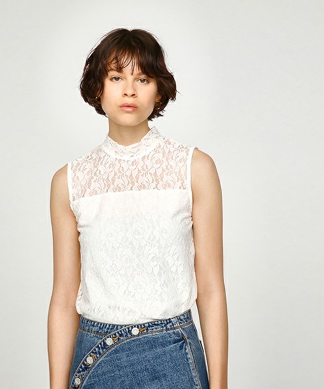 HI NECK LACE N/S TOPS