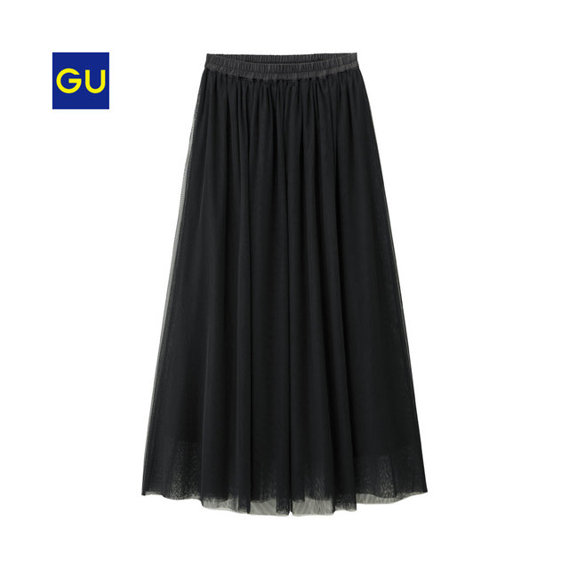 チュールマキシスカート