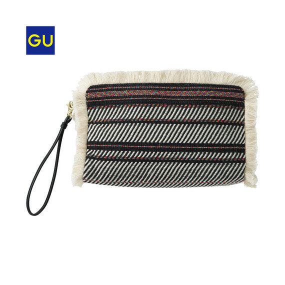 ジャカードクラッチバッグ