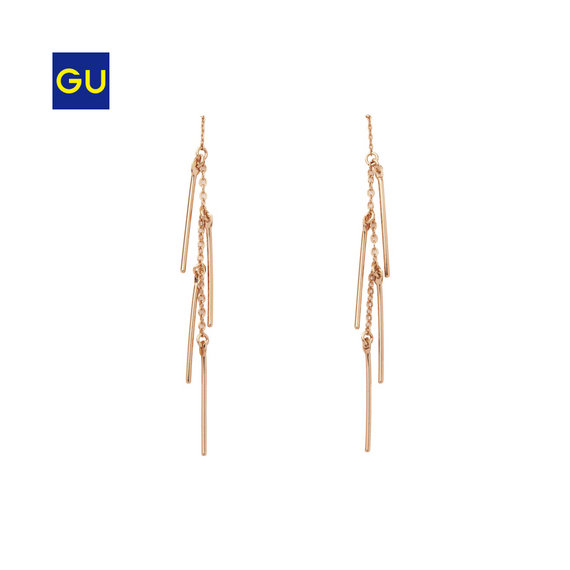 メタルフリンジピアス