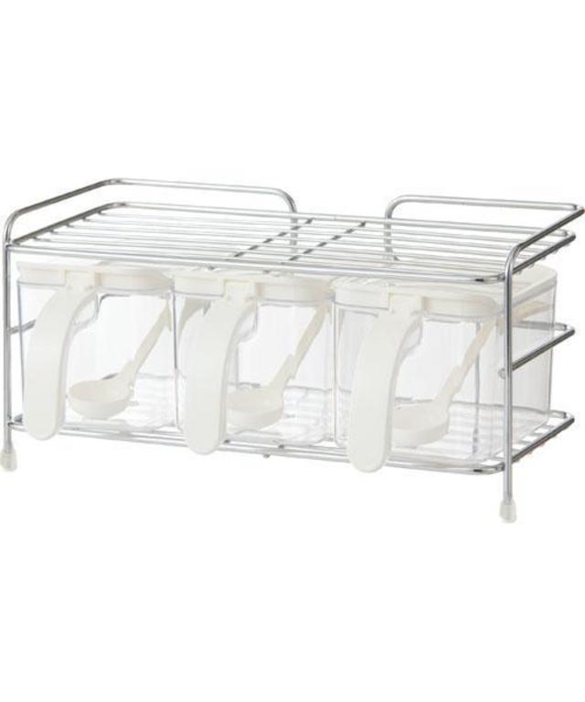 調味料ラック(ポット3コセット)