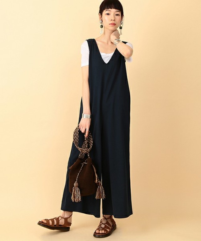 【WEB限定】Ray BEAMS / カットソー 2way サロペット