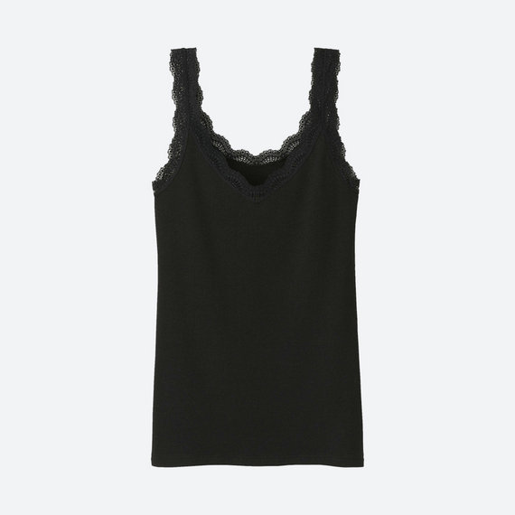 2WAYリブレースタンクトップ