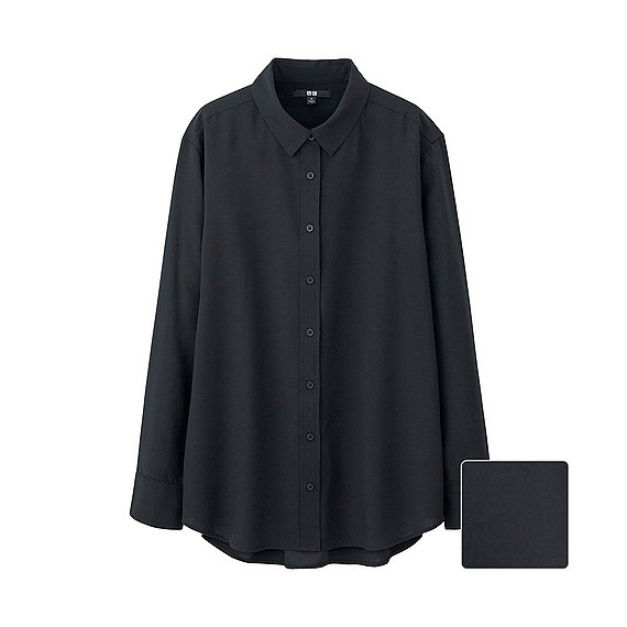 レーヨンエアリーブラウス（長袖）