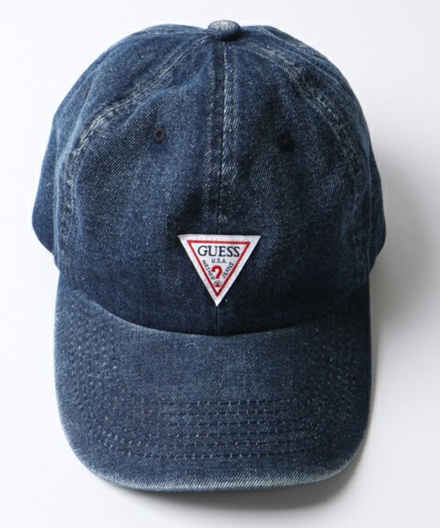 GUESS/ゲス デニム ベースボールキャップ/6パネルキャップ