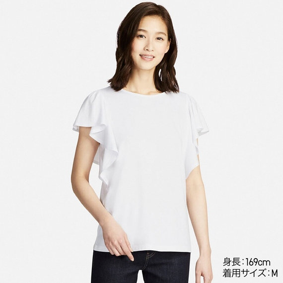 フリルスリーブT（半袖）