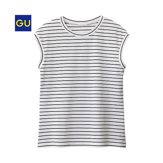 ボーダーノースリーブ