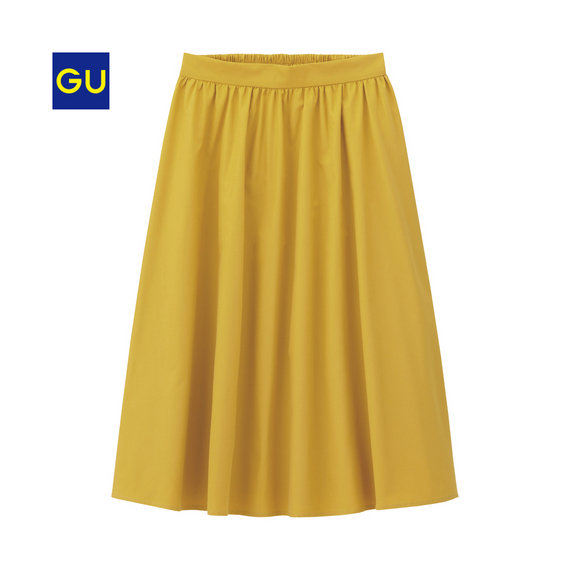 イージーカラーフレアスカート